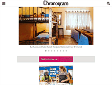 Tablet Screenshot of chronogram.com